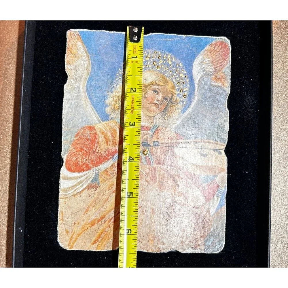 Bottega Artigiana Tifernate Fresco Melozzo da Forli Angel 2011 Box COA Gold Leaf